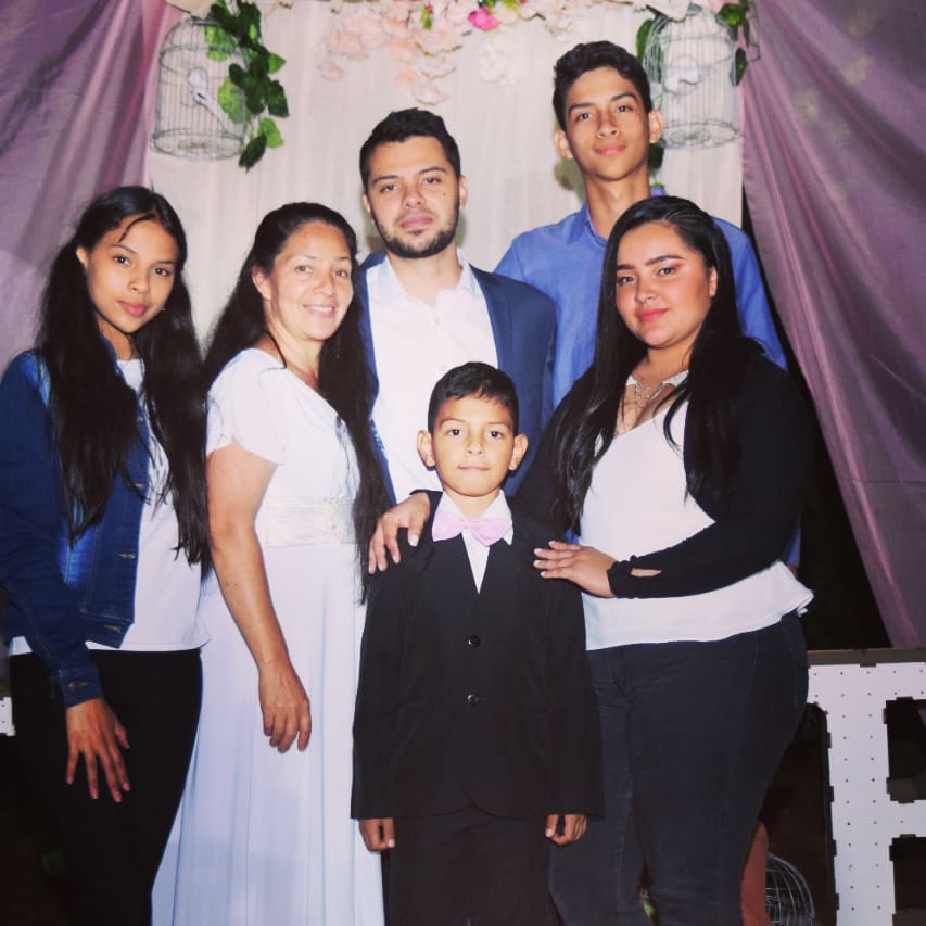 This is a photo of my family